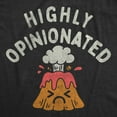 thumbnail image 2 of Highly Opinionated Baby Bodysuit Funny Sarcastic Volcano Graphic Novetly Jumper for Infants, 2 of 8