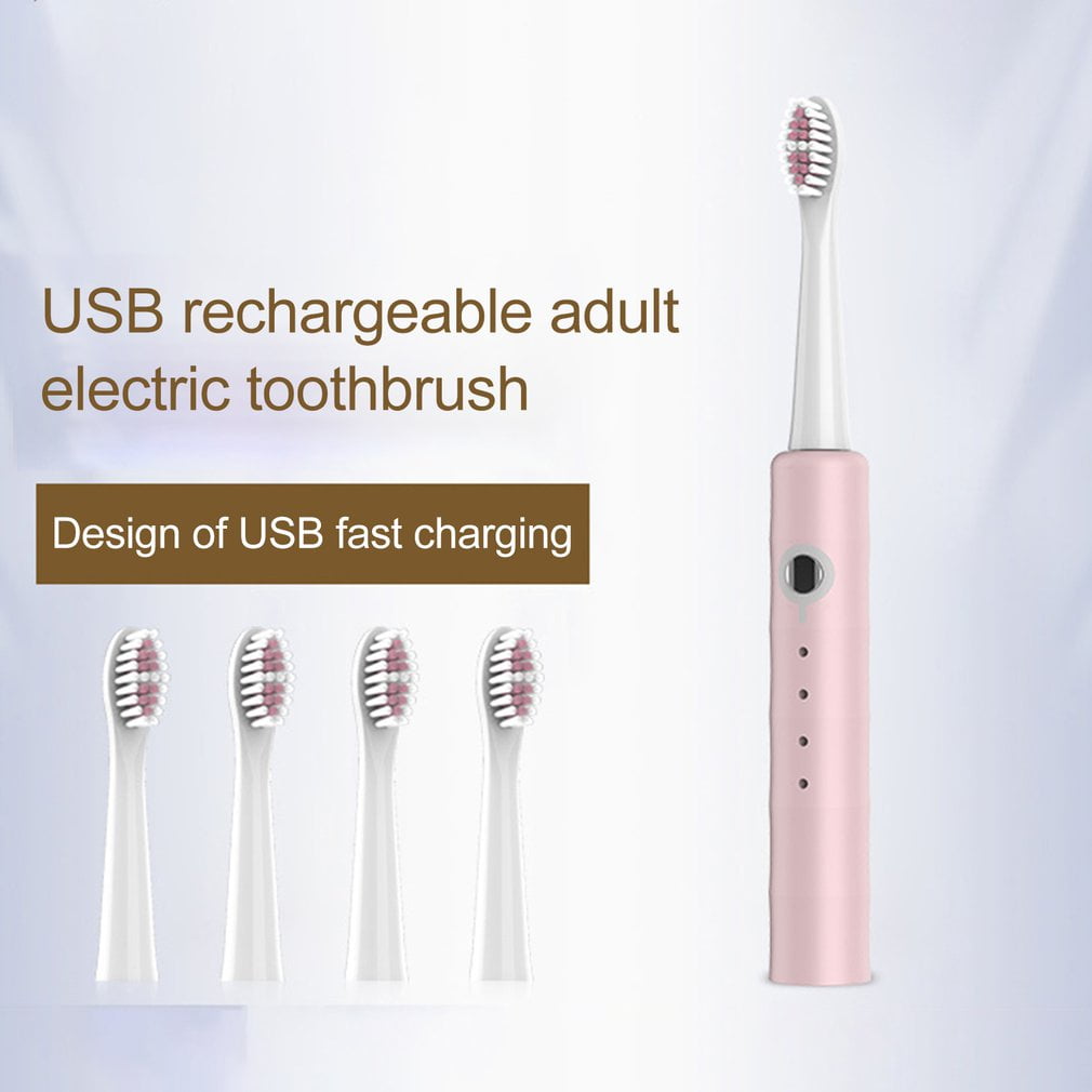 sonic charge toothbrush with 4 heads sonic charge toothbrush with 4 heads