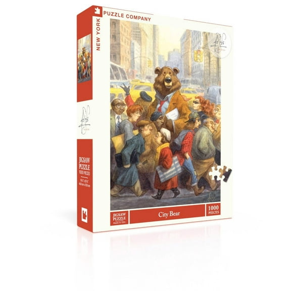 New York Puzzle Company City Bear 1000 Piece Jigsaw Puzzle