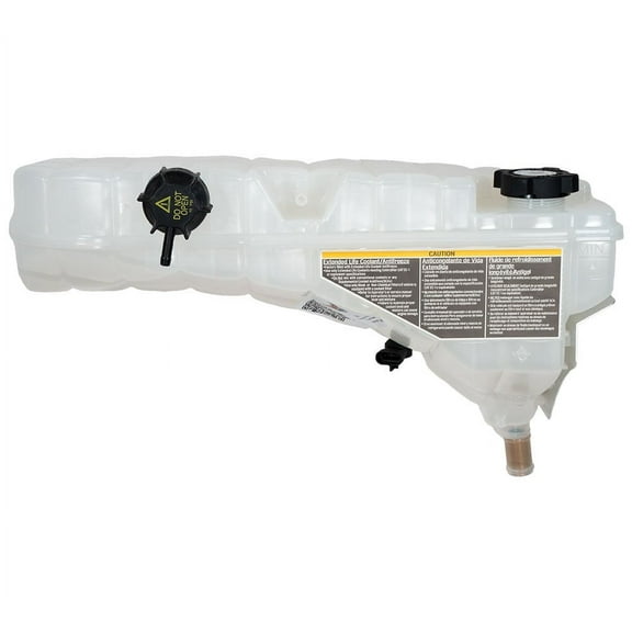 Coolant Overflow Reservoir Bottle Tank w/ Sensor and Cap Compatible w/ Kenworth and Peterbilt Truck Models, /CAT Engines Replaces N5346001, 603-5403