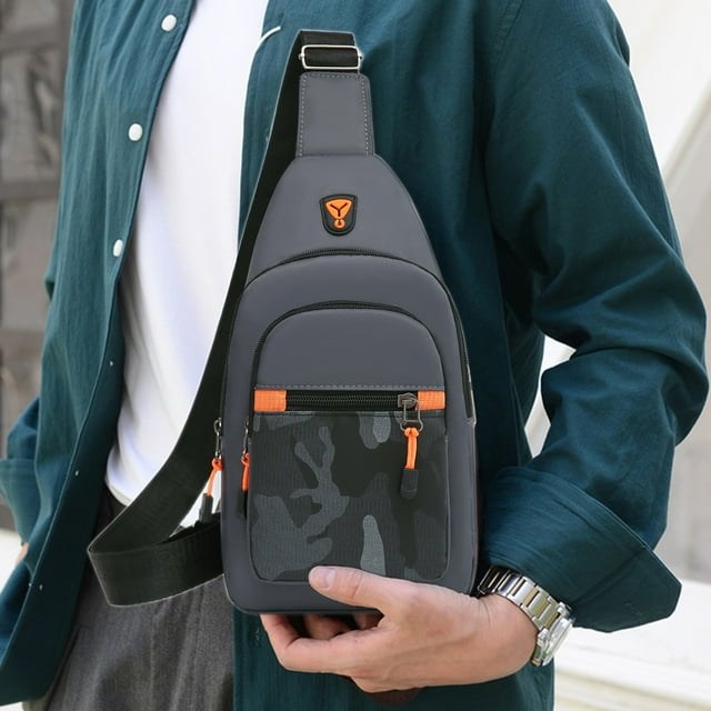 PRETXORVE Fashion Trend Chest Water Proof Lightweight Multi Layer Multi Colour Crossbody Waist