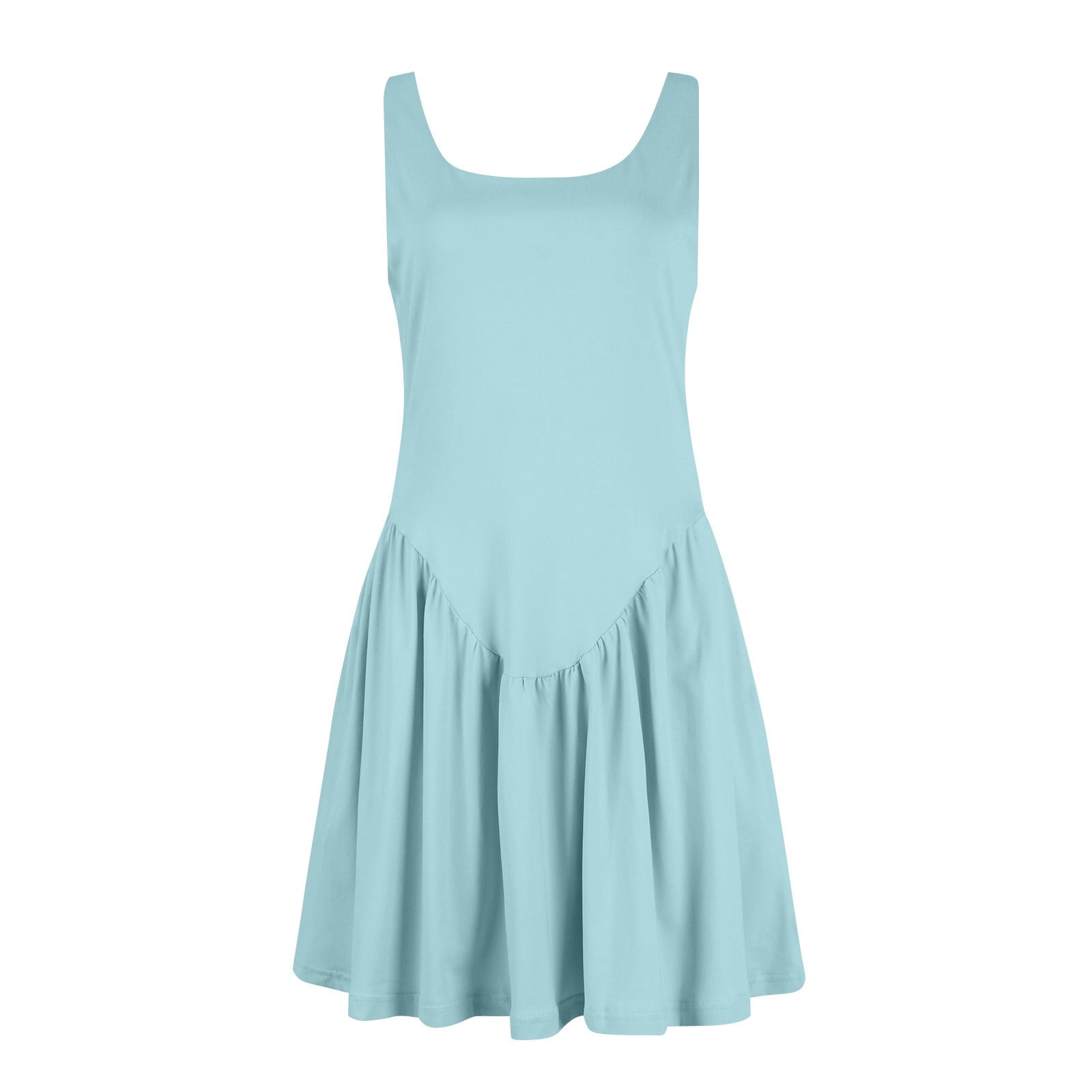 Womens Sleeveless Mini Tank Dress Casual Workout Sport Tennis Athletic With 2 Pockets Dress Cute Maxi Dresses for Women Women Work Dresses Short Sleeve Summer Dress Fancy Dresses for Women Womens