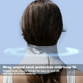 thumbnail image 5 of Summer sunscreen full face mask female outdoor ice silk veil thin hollow breathable face towel, 5 of 6