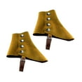 thumbnail image 2 of Polainas de gánster para hombre, regalo de Halloween, accesorios fotográficos, fundas para botas de pirata medieval de los años 20 Marrón, 2 of 9