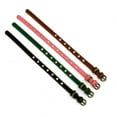 thumbnail image 5 of SPRING PARK Adjustable Faux Leather Rhinestones Studded Pet Puppy Dog Collar Neck Strap, 5 of 7