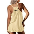thumbnail image 3 of Robe Athlétique pour Femmes Mode Mini Robe Combinaison Surdimensionnée avec Poches Zippées Shorts Intégrés Double Poche, 3 of 5