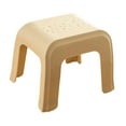 thumbnail image 3 of veasfak Step Stool Stable Lightweight Shower Stool for Bedside Living Room Apartment Khaki, 3 of 9