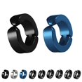 thumbnail image 4 of Boucle d'Oreille Ronde Non Ronde Non Perçante en Acier Inoxydable Unisexe Boucle d'Oreille piercing Titane Solidité Anti-Allergie Boucle d'Oreille, 4 of 6