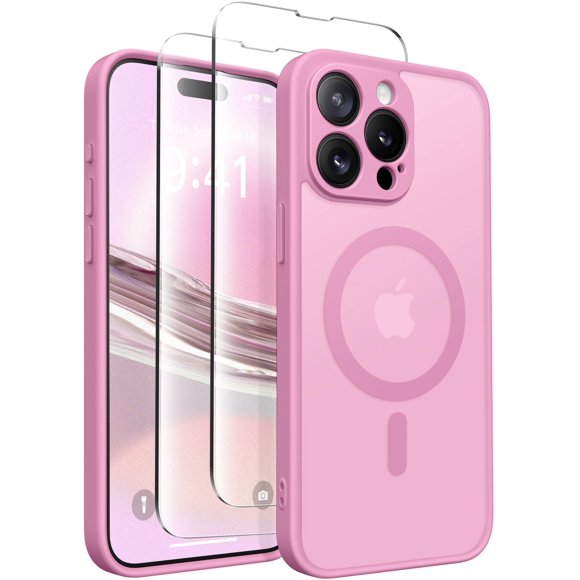 Funda CAPRARO Magnetic para iPhone 14 Pro Max Grape Purple