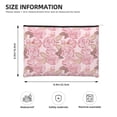 thumbnail image 4 of Haiem Rose Flowers Music Lover Merch Makeup Bag, Cosmetic Bag,Singer Fans Cosmetic Bag, Portable Stationary Storage Organizer, Travel Makeup Bag, 4 of 8