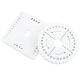 thumbnail image 2 of MasteelfCA 2pcs Practical Beading Cord Disc Braiding Board Handmade Weaving Disk Plate, 2 of 7