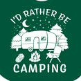 thumbnail image 4 of Inktastic I'd Rather Be Camping Boys or Girls Baby Bib, 4 of 4