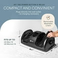 thumbnail image 4 of Lifepro Shiatsu Foot Massager with Heat - Deep Kneading Therapy for Feet, Calves, and Plantar Fasciitis - Black, 4 of 8