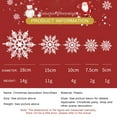 thumbnail image 6 of KYAIGUO Christmas Tree Snowflake Decorations Plastic Christmas White Snowflake Ornaments Set Indoor Outdoor Hanging Glitter Snowflakes Decoration for Wonderland Wedding Xmas, 6 of 7