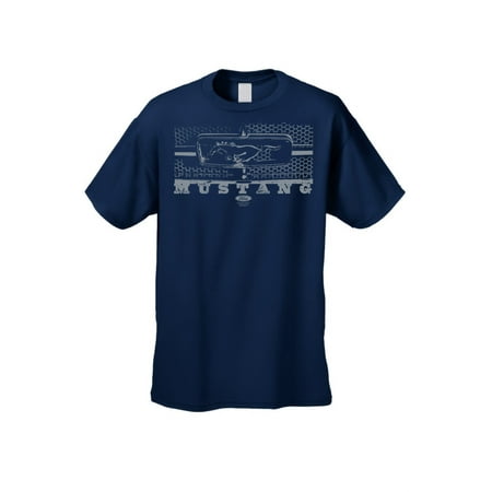 - Men's/Unisex T Shirt Ford Mustang Honeycomb Grille Short Sleeve Tee