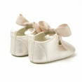 thumbnail image 5 of Tao Tao Baby Girls' Newborn Infant Girls' Ballet Crib Shoe White 12-15Months, 5 of 5