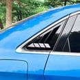 thumbnail image 3 of 2Pcs Rear Side Window Louver Covers Fit for 8V Sedan 2013 - 2020 Left and Right Impact Proof Rear Window Air Vent Scoop Shutter Covers with Sporty Look, 3 of 7