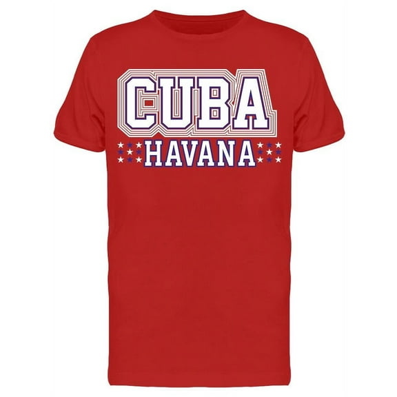 Cuba Havana Art  T-Shirt Men -Image by Shutterstock, Male XX-Large