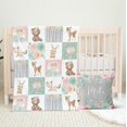 thumbnail image 1 of Woodland Floral Adventure: Create Your Own Crib Bedding Set, 1 of 6