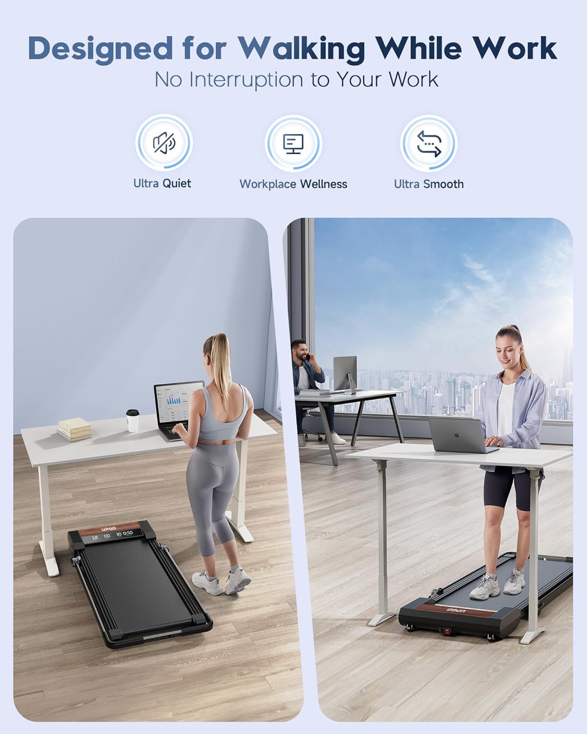 UPGO muwen-02 2 in 1 Folding Treadmill