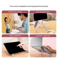 thumbnail image 2 of MOMOJIA Magnetic Aluminum Alloy Tablets Stand Portable Multiple Angle Adjustable Laptop Holder Lightweighted 6 Level Tilt, 2 of 8