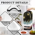 thumbnail image 4 of HELLHERO Kitchen Blender Dust Covers 1Pcs Waterproof Washable for Friends, Fireworks over Snowy Pine Forest, 4 of 5