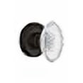 thumbnail image 3 of Nostalgic Warehouse 753917 Passage Rope Rosette with Crystal Victorian Knob, Backset Size: 2.75", Oil-Rubbed Bronze, 3 of 4