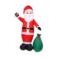 thumbnail image 2 of Papá Noel inflable de Navidad de 3,6 m/142 pulgadas, adorno navideño grande de Papá Noel, decoración de patio inflable para interiores y exteriores, 2 of 8