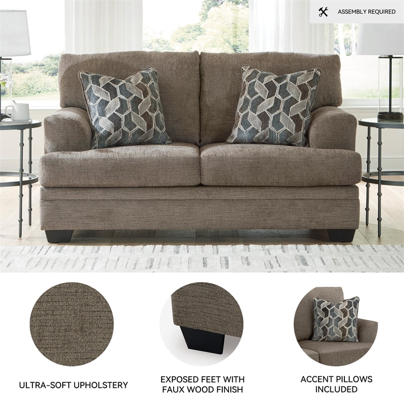 Signature Design by Ashley Stonemeade Beige Loveseat