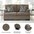 thumbnail image 4 of Signature Design by Ashley Stonemeade Beige Loveseat, 4 of 22