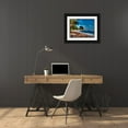 thumbnail image 3 of Bolokofsky, Ronald 18x15 Black Ornate Wood Framed with Double Matting Museum Art Print Titled - On the Beach in Kauai, 3 of 4