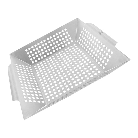 NICEXMAS 1Pc Outdoor Bbq Accessories Stainless Steel Grill Meat Pan with Large Capacity