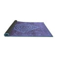 thumbnail image 2 of Ahgly Company Indoor Round Oriental Blue Industrial Area Rugs, 8' Round, 2 of 4