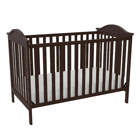 Baby Relax Adele 3-in-1 Convertible Crib, Espresso