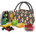thumbnail image 6 of Vsdgher Cute Puppy Print Insulated Reusable Bags with Sturdy Zipper and Handles, Foldable Totes for Hot or Cold Food Bring or Delivery, 6 of 8