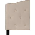 thumbnail image 6 of WYDK Tufted Upholstered Twin Size Headboard in Beige Fabric,Twin, 6 of 9