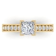 thumbnail image 4 of Engagement Rings Princess cut Diamond Rings for Women 14K Gold 1.00 CT TW (G, VS), 4 of 5