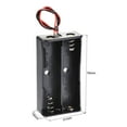 thumbnail image 2 of Battery Case Storage Box 2 Slots x 3.7V 2-Wire for 2 x 18650 Battery 5Pcs, 2 of 6