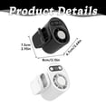 thumbnail image 3 of Zoxiy 2026 New Portable Car Clip-On Air Conditioner Fan,360° Rotating USB Rechargeable Fan,With LED Display Quiet Personal Fan,For Car Vent,Gym Workouts And Outdoor Events, 3 of 9