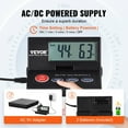 thumbnail image 5 of HCY Digital Shipping Scale, 110 lbs x 0.07 oz. Heavy Duty Postal Scale with Timer, Tare, Hold Function, 90° Foldable LCD Screen Package Scale for Laggage, Home, Post Office, AC/DC Powered, FCC Liste, 5 of 7