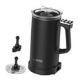 thumbnail image 4 of Electric Milk Frother French Press Coffee Maker Hot Cold Function Stainless Steel Home Kitchen Use, 4 of 9