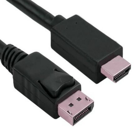 SANOXY Cables and Adapters; 6ft Gold Plated Premium DisplayPort 1.2 to 4K HDMI Male to Male Cable