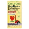ChildBiotics, Probiotics with Colostrum, Natural Berry, 92 Tablets, ChildLife