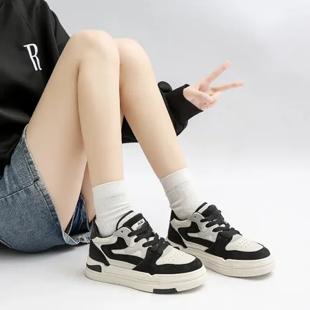 

Women‘s Low Top Casual Shoes Lace Up Platform Flat Comfy Sneakers Women‘s Sport Shoes