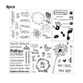 thumbnail image 3 of Bearachild 6 unids/set sello de goma para una fácil elaboración y personalización sello disfrute de silicona divertida DIY pinturas, 3 of 6