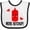White and Black, variant on Inktastic Ketchup Lover Funny Boys or Girls Baby Bib