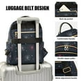 thumbnail image 3 of FORMRS Mini Backpack Purse for Women Quilted Travel Daypack Casual Shoulder Bag, Starry Night Pattern, 3 of 7