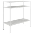 thumbnail image 2 of Henn&Hart 24" Matte White Metal Side Table, 2 of 8