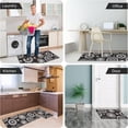 thumbnail image 6 of Sofort Kitchen Mat, Cushioned Anti Fatigue Kitchen Rug Set, 2 Pieces Non Slip Waterproof Kitchen Mats for Floor, Comfort Heavy Duty Standing Mat for Kitchen, Laundry, Sink, Office, Desk, 6 of 6