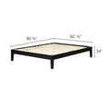 thumbnail image 4 of South Shore Vito Queen Platform Bed, Black, 4 of 12
